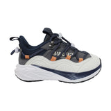 TENIS AUDAZ PARA NIÑO EN SINTÉTICO COLOR GRIS-BEIGE OCA CON CINTA ELÁSTICA