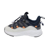 TENIS AUDAZ PARA NIÑO EN SINTÉTICO COLOR GRIS-BEIGE OCA CON CINTA ELÁSTICA
