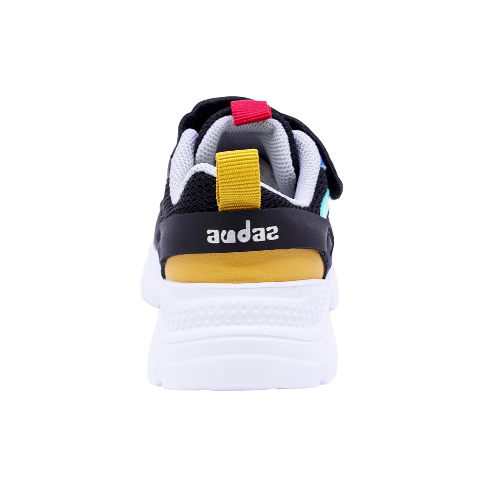 TENIS AUDAZ PARA NIÑO COLOR NEGRO DE SINTÉTICO NEMO CON TIRA DE CONTACTO