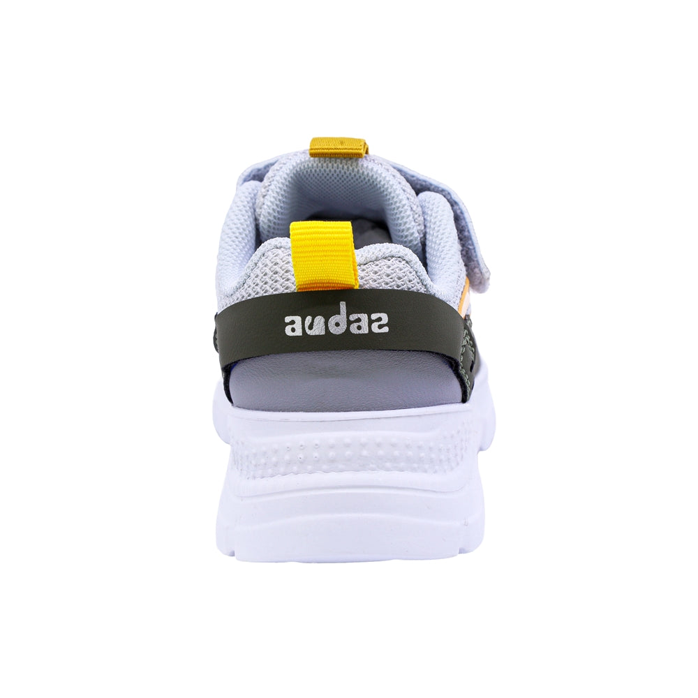 TENIS AUDAZ PARA NIÑO COLOR GRIS DE SINTÉTICO NEMO CON TIRA DE CONTACTO