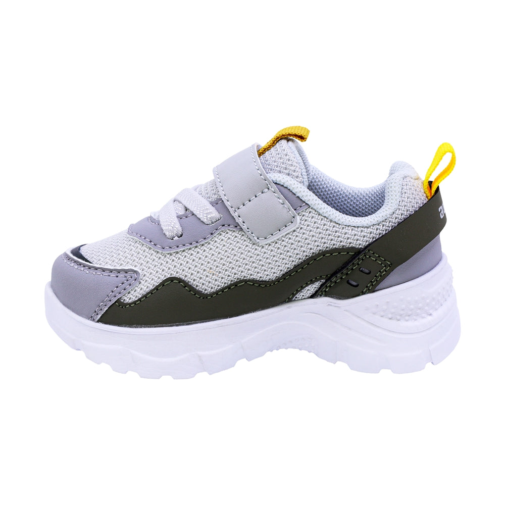 TENIS AUDAZ PARA NIÑO COLOR GRIS DE SINTÉTICO NEMO CON TIRA DE CONTACTO