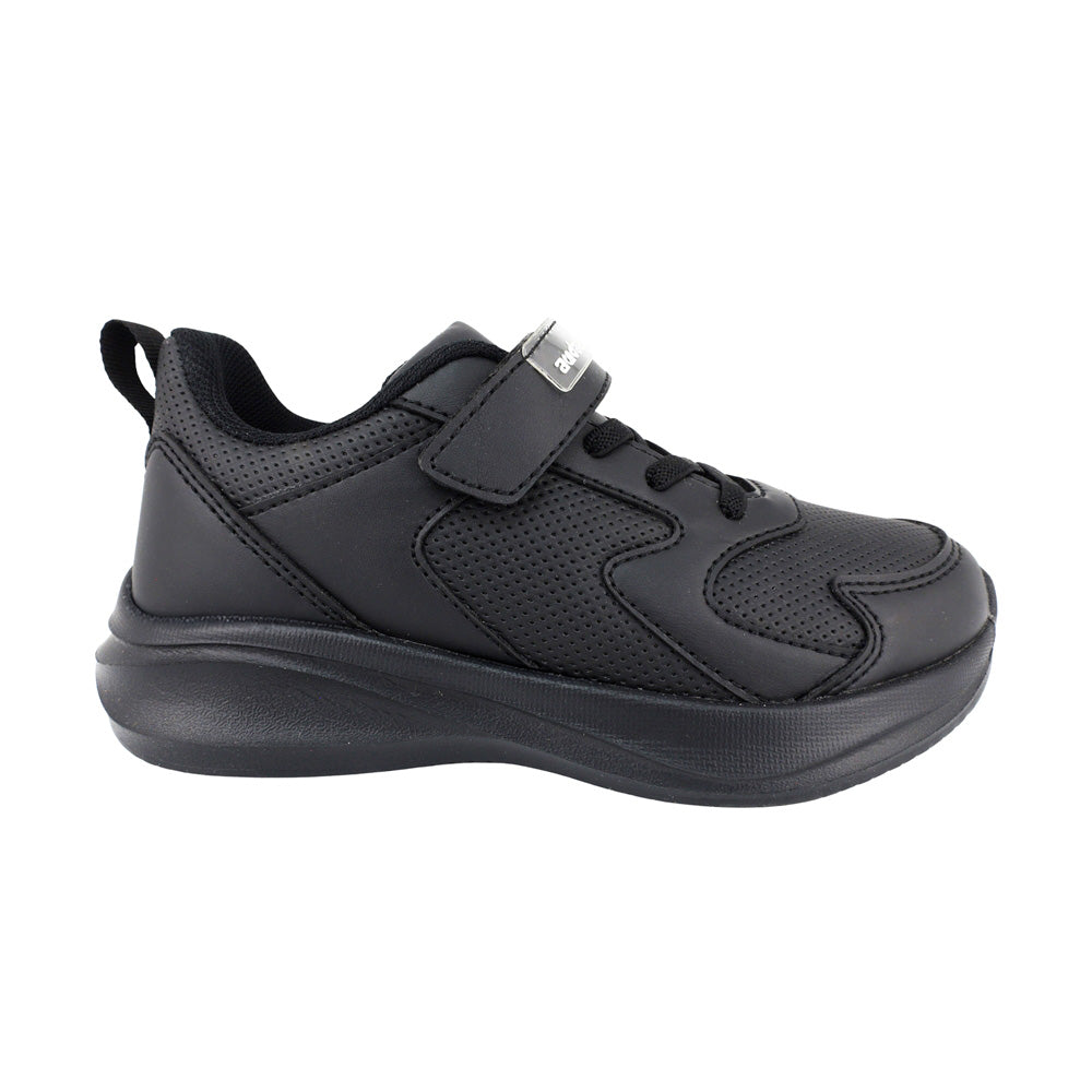 TENIS AUDAZ PARA NIÑO SINTÉTICO NEGRO PAGANI CON TIRA DE CONTACTO