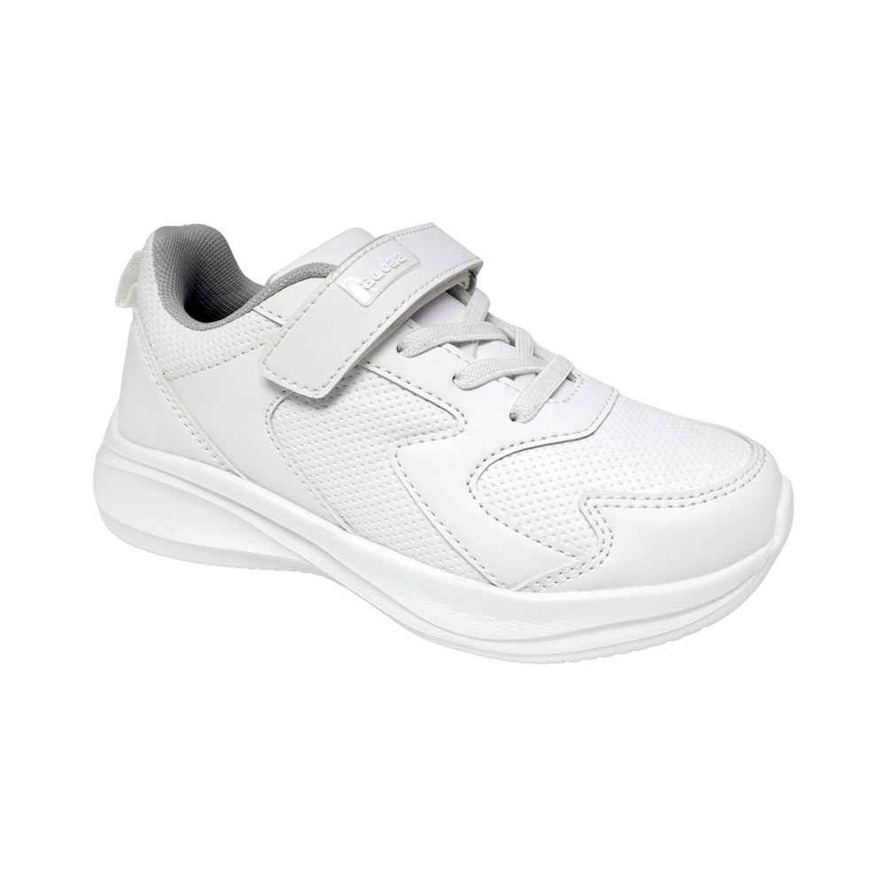 TENIS AUDAZ PARA NIÑO SINTÉTICO BLANCO PAGANI CON TIRA DE CONTACTO