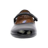 ZAPATO ESCOLAR COQUETA PARA NIÑA SINTÉTICO NEGRO ELISA CON TIRA DE CONTACTO