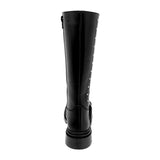 BOTA COQUETA PARA NIÑA EN SINTÉTICO COLOR NEGRO JAZZ CON HEBILLA