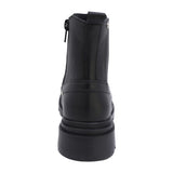 BOTA COQUETA PARA NIÑA EN PIEL COLOR NEGRO JAZZ CON ELÁSTICO