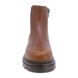 BOTA COQUETA PARA NIÑA EN PIEL COLOR CAFÉ CLARO JAZZ CON ELÁSTICO