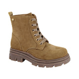 BOTA COQUETA PARA NIÑA EN PIEL COLOR BEIGE JAZZ CON AGUJETA