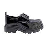 ZAPATO ESCOLAR COQUETA PARA NIÑA SINTÉTICO NEGRO JAZZ CON AGUJETA