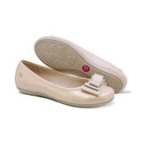 BALERINA COQUETA PARA NIÑA DE SINTÉTICO COLOR ORO MELANIA CON MOÑO