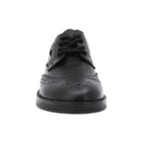 ZAPATO ESCOLAR AUDAZ PARA NIÑO PIEL NEGRO CHELSEA CON AGUJETA