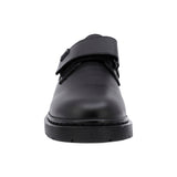 ZAPATO ESCOLAR AUDAZ PARA NIÑO PIEL NEGRO MARTÍN CON TIRA DE CONTACTO