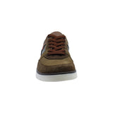 Tenis Audaz para niño en piel café Justin con agujetas