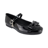 ZAPATO ESCOLAR COQUETA PARA NIÑA SINTÉTICO NEGRO FATIMA CON HEBILLA