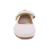 MARY JANE COQUETA PARA NIÑA EN CHAROL COLOR BEIGE FATIMA CON TIRA DE CONTACTO