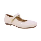 MARY JANE COQUETA PARA NIÑA EN CHAROL COLOR BEIGE FATIMA CON TIRA DE CONTACTO