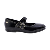 MARY JANE COQUETA PARA NIÑA EN CHAROL COLOR NEGRO FATIMA CON DOBLE HEBILLA