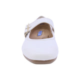 MARY JANE COQUETA PARA NIÑA EN CHAROL COLOR BLANCO FATIMA CON DOBLE HEBILLA