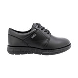 ZAPATO ESCOLAR AUDAZ PARA NIÑO PIEL NEGRO MURPHY CON AGUJETA