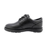 ZAPATO ESCOLAR AUDAZ PARA NIÑO PIEL NEGRO MURPHY CON AGUJETA
