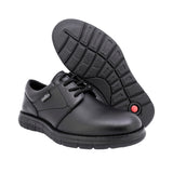 ZAPATO ESCOLAR AUDAZ PARA NIÑO PIEL NEGRO MURPHY CON AGUJETA