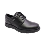 ZAPATO ESCOLAR AUDAZ PARA NIÑO PIEL NEGRO MURPHY CON AGUJETA