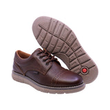 ZAPATO AUDAZ PARA NIÑO COLOR CAFÉ DE PIEL MURPHY CON AGUJETA
