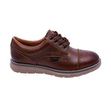 ZAPATO AUDAZ PARA NIÑO COLOR MIEL DE PIEL MURPHY CON AGUJETA