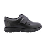 ZAPATO ESCOLAR AUDAZ PARA NIÑO PIEL NEGRO MURPHY CON TIRA DE CONTACTO