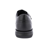 ZAPATO ESCOLAR AUDAZ PARA NIÑO PIEL NEGRO MURPHY CON TIRA DE CONTACTO