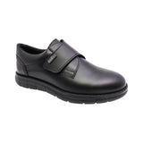 ZAPATO ESCOLAR AUDAZ PARA NIÑO PIEL NEGRO MURPHY CON TIRA DE CONTACTO
