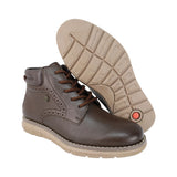BOTA AUDAZ PARA NIÑO EN PIEL COLOR CAFÉ MURPHY CON AGUJETA