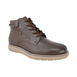 BOTA AUDAZ PARA NIÑO EN PIEL COLOR CAFÉ MURPHY CON AGUJETA