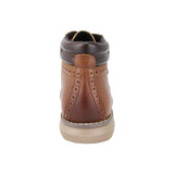 BOTA AUDAZ PARA NIÑO EN PIEL COLOR CAFÉ CLARO MURPHY CON AGUJETA