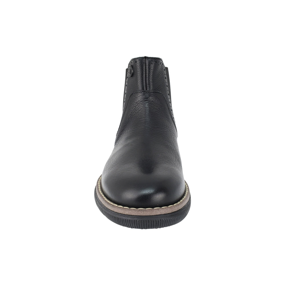 BOTA AUDAZ PARA NIÑO EN PIEL COLOR NEGRO MURPHY CON ELÁSTICO