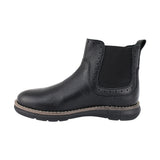 BOTA AUDAZ PARA NIÑO EN PIEL COLOR NEGRO MURPHY CON ELÁSTICO