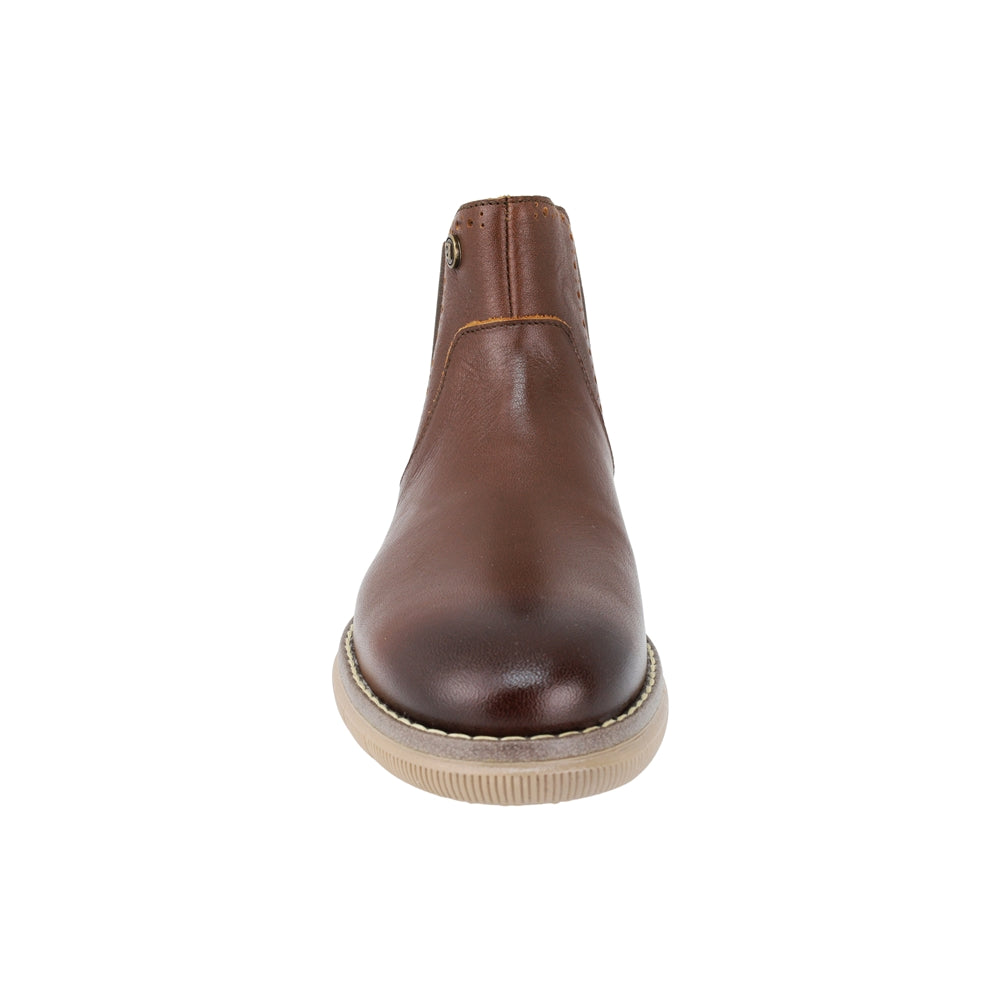 BOTA AUDAZ PARA NIÑO EN PIEL COLOR CAFÉ MURPHY CON ELÁSTICO