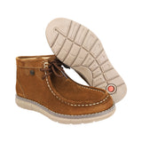 BOTA AUDAZ PARA NIÑO EN PIEL COLOR MIEL MURPHY CON AGUJETA