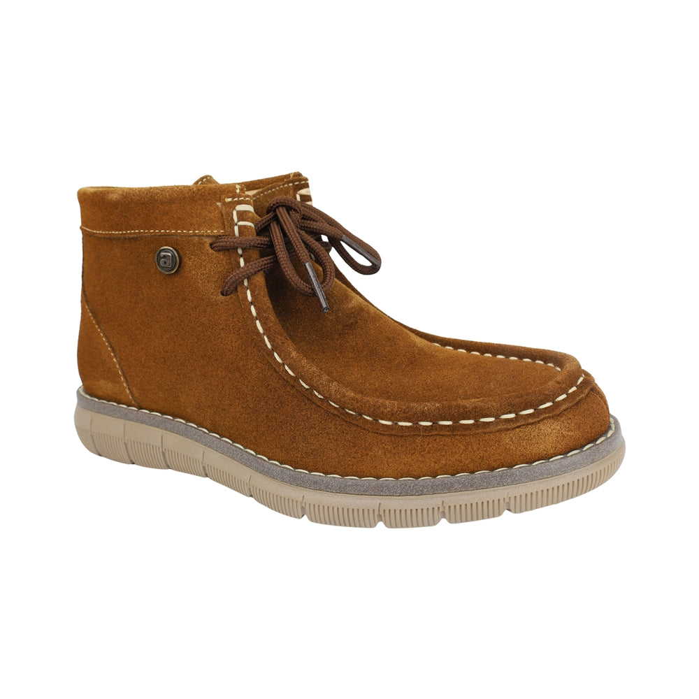BOTA AUDAZ PARA NIÑO EN PIEL COLOR MIEL MURPHY CON AGUJETA