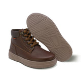 BOTA AUDAZ PARA NIÑO DE PIEL COLOR CAFÉ RAPTOR CON AGUJETA