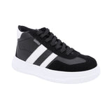 TENIS AUDAZ PARA NIÑO EN SINTÉTICO COLOR NEGRO RAPTOR CON AGUJETA