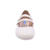 BALERINA COQUETA PARA NIÑA COLOR BEIGE DE PIEL SLIP ON