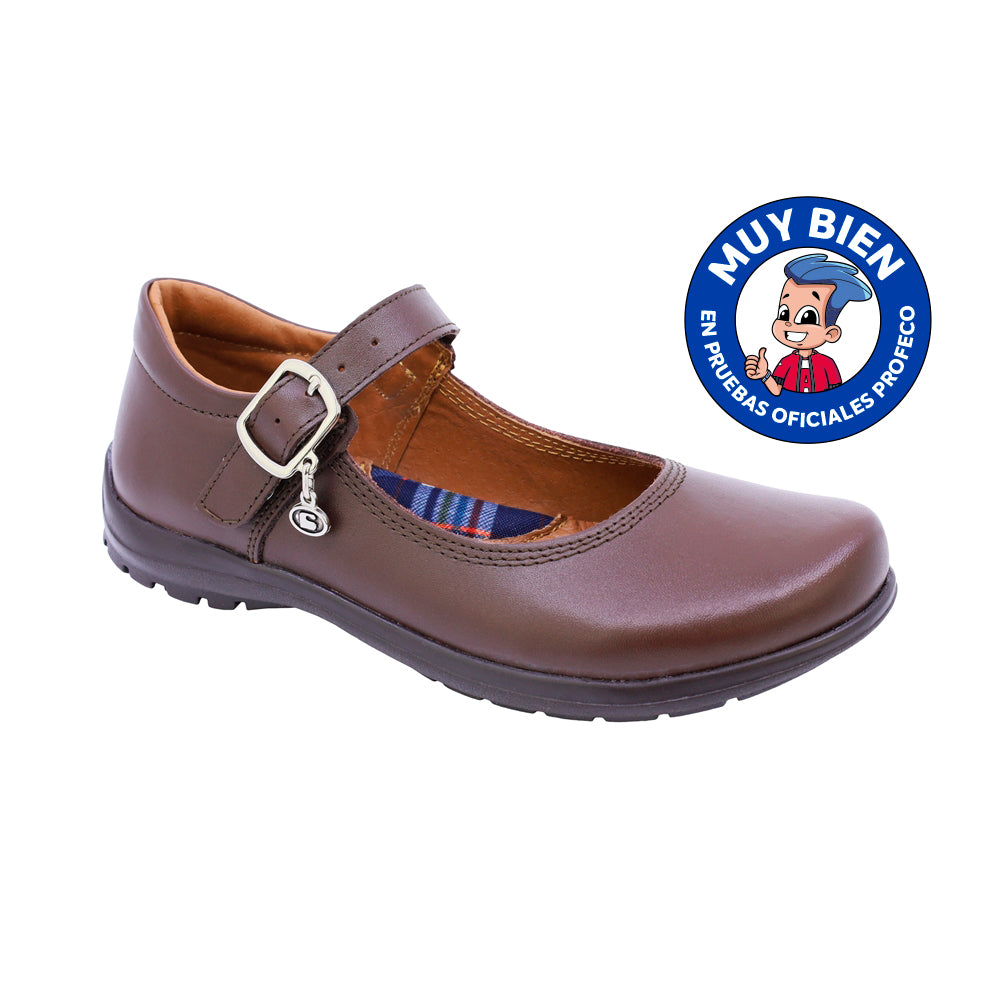 Color Café Zapato Cafe Para Niño Calzado Escolar Zapatos