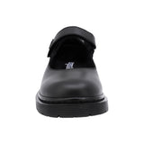 ZAPATO ESCOLAR COQUETA PARA NIÑA PIEL NEGRO MARTÍN CON TIRA DE CONTACTO
