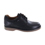 ZAPATO ESCOLAR AUDAZ PARA NIÑO PIEL NEGRO MATIAS CON AGUJETA
