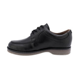 ZAPATO ESCOLAR AUDAZ PARA NIÑO PIEL NEGRO MATIAS CON AGUJETA