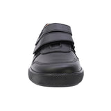 ZAPATO ESCOLAR AUDAZ PARA NIÑO PIEL NEGRO POPEYE CON DOBLE TIRA DE CONTACTO