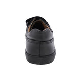 ZAPATO ESCOLAR AUDAZ PARA NIÑO PIEL NEGRO POPEYE CON DOBLE TIRA DE CONTACTO