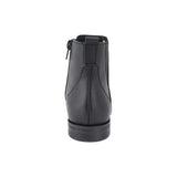BOTA COQUETA PARA NIÑA EN PIEL COLOR NEGRO CANUTA CON ELÁSTICO