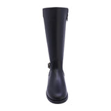 BOTA COQUETA PARA NIÑA EN SINTÉTICO COLOR NEGRO CANUTA CON HEBILLA